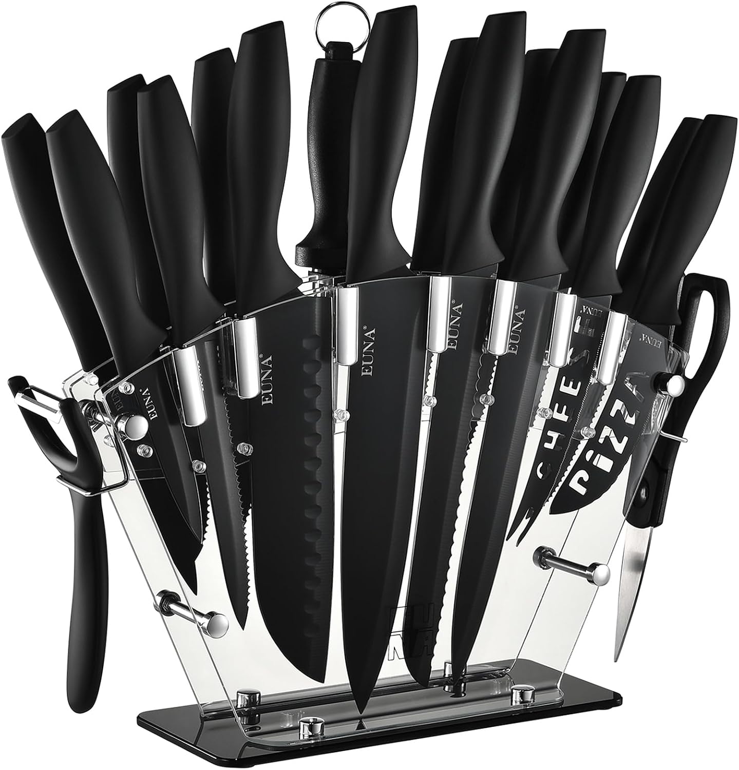 KnifeSaga 14-Piece Knife Block Set